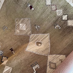 クリーニング済み3畳用カーペットの画像