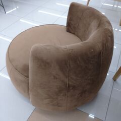 ★「ジモティを見た」で5％OFF★🍭NOCE🍭1Pソファ🍭CIRCLE🍭ベルベット🍭No.3349の画像