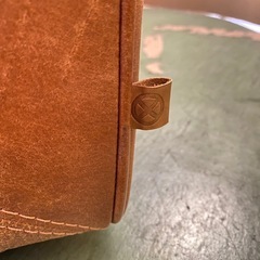 ○東000 クラッシュゲート ソファ 本革 3人掛け ゼファーソファ ブランド家具 キャメル  ヴィンテージ調の画像