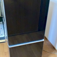 シャープ　冷蔵庫　2017年製　黒　ブラックの画像