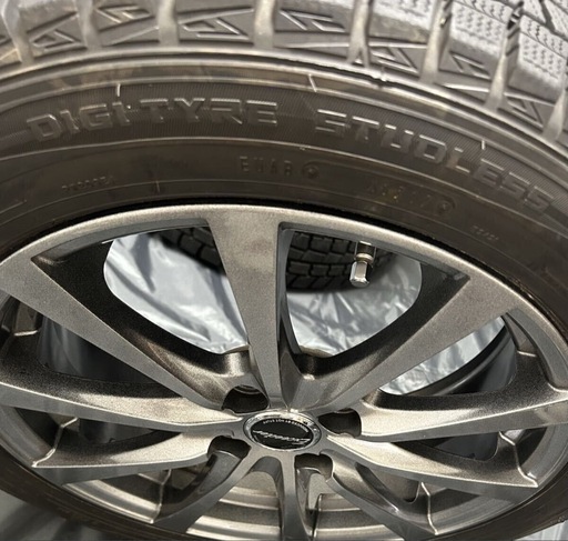 最終値下げ！早い者勝ち！アルミタイヤ【Exceeder】4本セット ダンロップ　スタッドレス【175/60R16】　大阪市都島区で直接