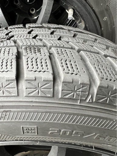 【譲り先見つかりました】205/60R16 スタッドレスタイヤ ホイール付き4本セット｜ステップワゴン使用｜冬用タイヤ