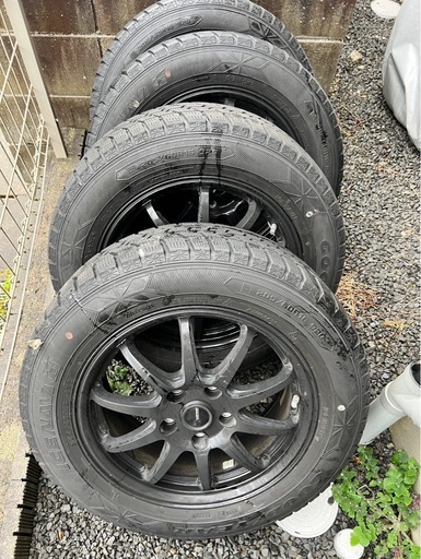【譲り先見つかりました】205/60R16 スタッドレスタイヤ ホイール付き4本セット｜ステップワゴン使用｜冬用タイヤ