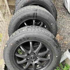 205/60R16 スタッドレスタイヤ ホイール付き4本セット｜ステップワゴン使用｜冬用タイヤの画像