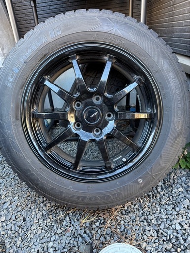 【譲り先見つかりました】205/60R16 スタッドレスタイヤ ホイール付き4本セット｜ステップワゴン使用｜冬用タイヤ