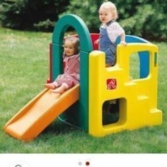 子ども用滑り台の画像