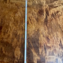 天然木 一枚板風 座卓／ローテーブル 重厚感・存在感抜群の画像