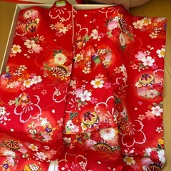 三歳 被布 着物セットの画像