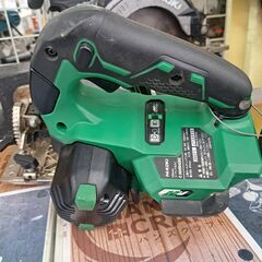 ✨HiKOKI　中古　C3605DA(SK)XPS　充電式 マルノコ　125ｍｍ 36V　充電器＋刃×1付き✨うるま市田場✨の画像
