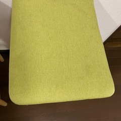 北欧風ファブリックハイタイプチェアの画像