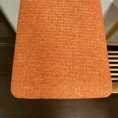 北欧風ファブリックハイタイプチェアの画像