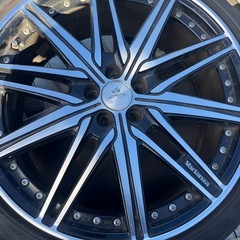 WORK varianza 19インチ アルミホイール4本の画像