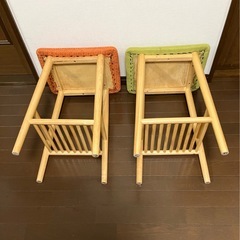 北欧風ファブリックハイタイプチェアの画像