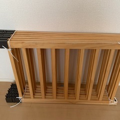 木製　ベビーサークルの画像