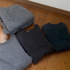 スウェット(上３点、下２点)寝巻き作業着にどうぞ(かなり使用感あり) の画像