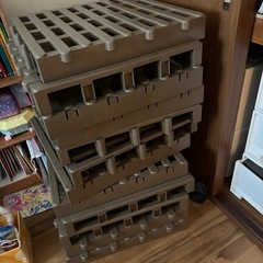 12個　すのこ スノコ すのこマット ふとん下すのこ パレット ローベッド ベッド 寝具 布団 マットレス 頑丈 丈夫 通気性 カビ対策 湿気対策 除湿 新生活 日本製の画像