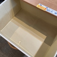 【棚】【4段シェルフ】【布張りチェスト】クリーニング済み【管理番号1226】野の画像