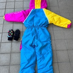 子供用スキーウェア ＆手袋セットの画像