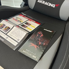AKRacing WOLF ゲーミングチェア 勉強・デスクワーク向け 状態良好の画像