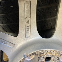 15インチアルミとホイール4本セットの画像