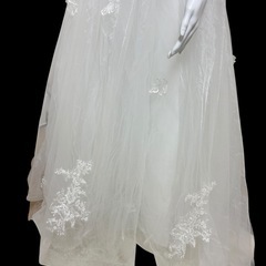 美品 ウエディングドレス フリーサイズ の画像