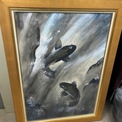 鯉　　　絵画の画像