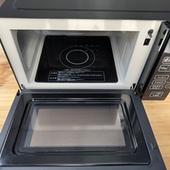 美品　ハイアール　ヘルツフリー電子レンジ　KS-MW22F18 2022年製　ブラックの画像