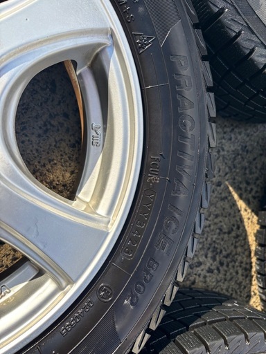 155/65/13　バリ山　スタッドレス