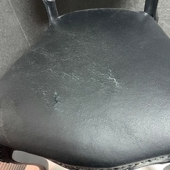 ヴィンテージ風　本革　チェアの画像