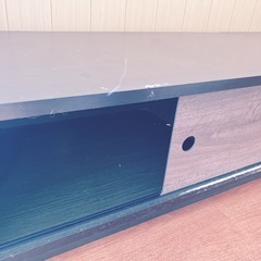 木製シックな大型TVボードの画像