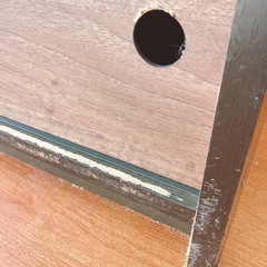 木製シックな大型TVボードの画像