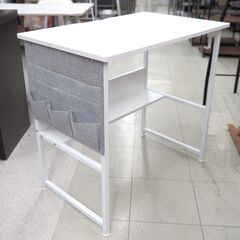 デスク　ホワイト　D500　リユース品　価格　4,400円の画像