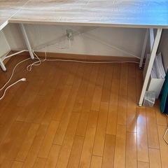 LOWYA　L字デスクの画像