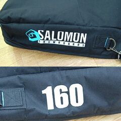 SALOMON スノーボードケース 160cmまで リュックタイプ ブラック ショルダー付き サロモン 札幌市 清田区 平岡の画像