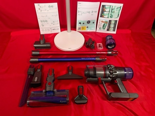 ダイソン④SV14V11 純正スタンド2本のパイプ2ヘッドから選択補強型