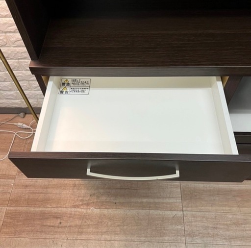 ご成約済み　①ニトリ　キッチンボード　食器棚　コパン100KB-DBR3