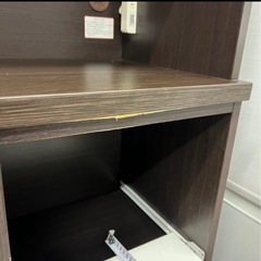 ①ニトリ　キッチンボード　食器棚　コパン100KB-DBR3の画像