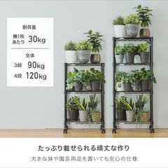 ラック（ブラック）の画像