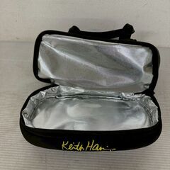 【Keith Haring】 キースヘリング ラウンドバッグ カートバッグ グレー ゴルフ 2層式 保冷 トートバッグ A1044の画像