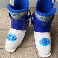 3点セット★子供用　スキーセット★ストック★スキー板、スキーブーツの画像