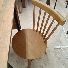 リユースのサカイ栃木店★ジモティ割あり★  ダイニングセット2人用 ブラウン W74～120×D75×H174 クリーニング済み TC12142の画像