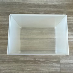  【引取限定】無印良品 ポリプロピレン　収納ボックス ワイド 大 4個の画像