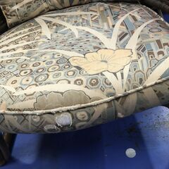 ★リユースのサカイ横浜南店★YM1746  ラタン調チェア ブラウン W65×D65×H76 クリーニング済みの画像