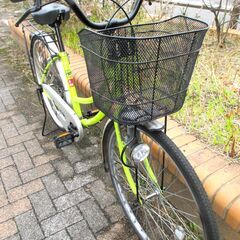 中古自転車 SOUTHERN PORT ママチャリ 自転車 26インチ グリーン 通勤 通学 近所のお出掛けなどにの画像