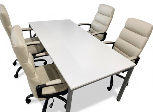 人気 オフィス用テーブル・チェアセット・福岡県取引のみ