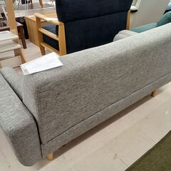 リユースのサカイ栃木店★ジモティ割あり★ ベガコーポレーション ソファー グレー W163×D73×H72 クリーニング済み TC12146の画像