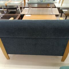リユースのサカイ栃木店★ジモティ割あり★  ソファー ネイビー W118.5×D81×H85 クリーニング済み TC12147の画像