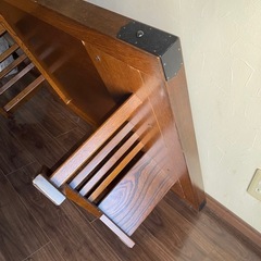 木製　昭和レトロ　　一枚板 座卓　テーブル　御膳　民芸 の画像