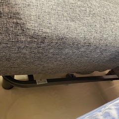 ニトリ　背もたれと肘掛けが動くソファーベッド　ソファベッドの画像