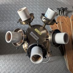 ジャンク品　ファン付きシーリングライト　リモコン付きの画像